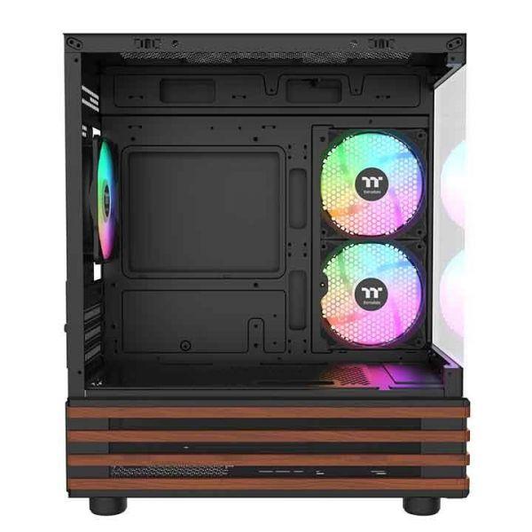 Caixa de Computador THERMALTAKE View 170 WS ARGB (micro ATX, Mini-ITX - PS2 - Micro Tower - Preto) — miniatura 3