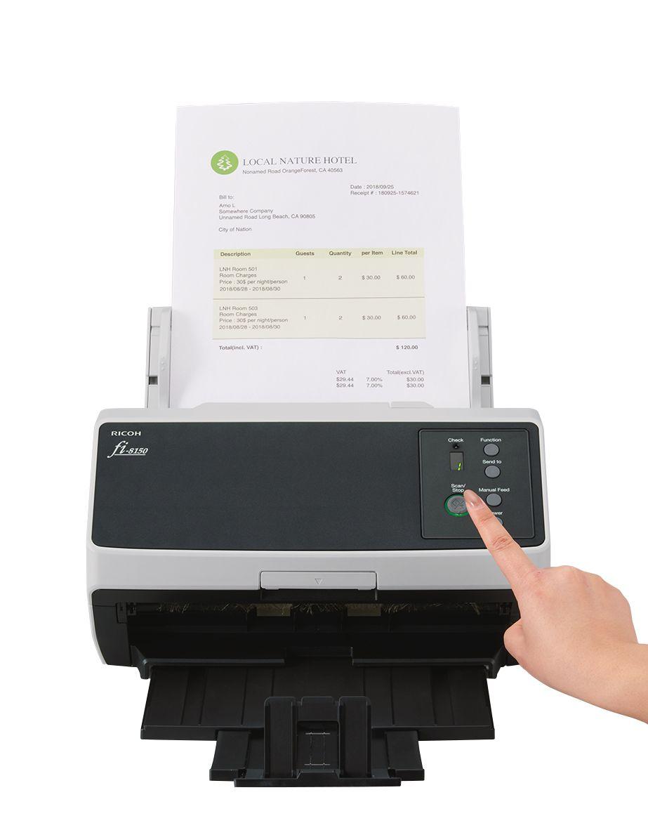 Scanner de Documentos RICOH fi-8150 (Tipo B - Preto e Cinzento), miniatura 2