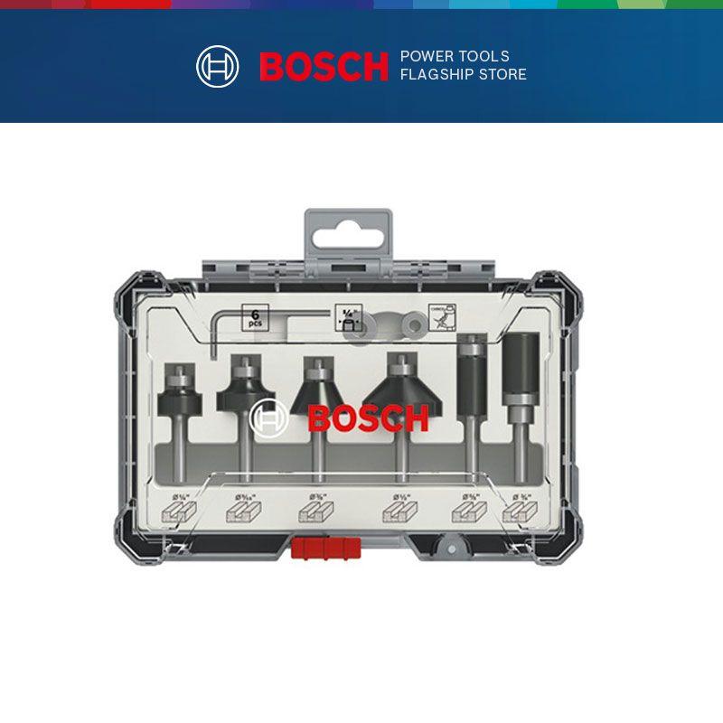 Conjunto de Fresas de Acabamento e Rebordeamento BOSCH 2607017470 (6 Peças - Haste 1/4"), miniatura 2