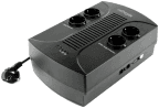UPS Interativa de Linha GEMBIRD EG-UPS-001 (USB, RJ11 - Acoplador C13 - Preto)