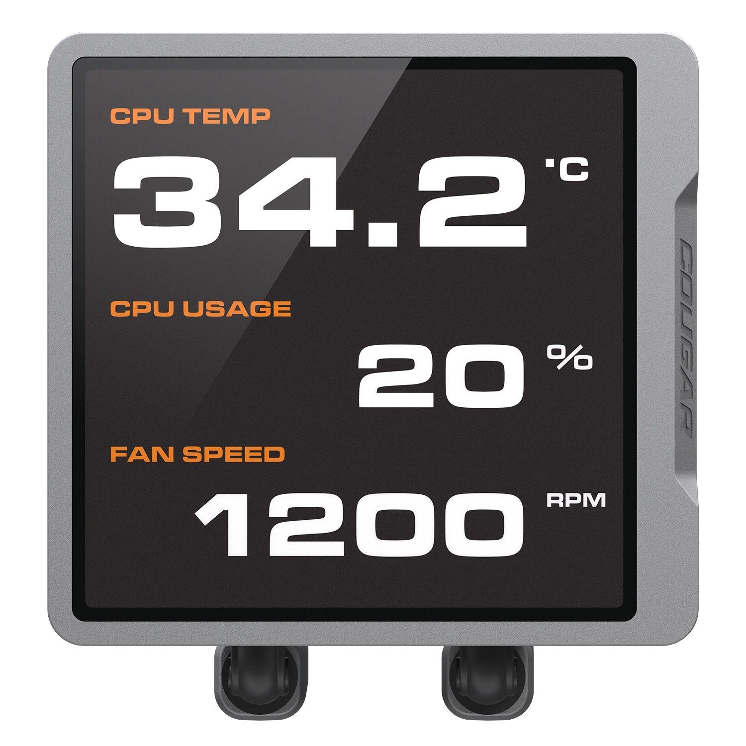 Sistema de Refrigeração Líquida para CPU COUGAR CGR-PSDVPRGB-B-360 (120 mm - 2500 RPM - Multi - Preto) — miniatura 4