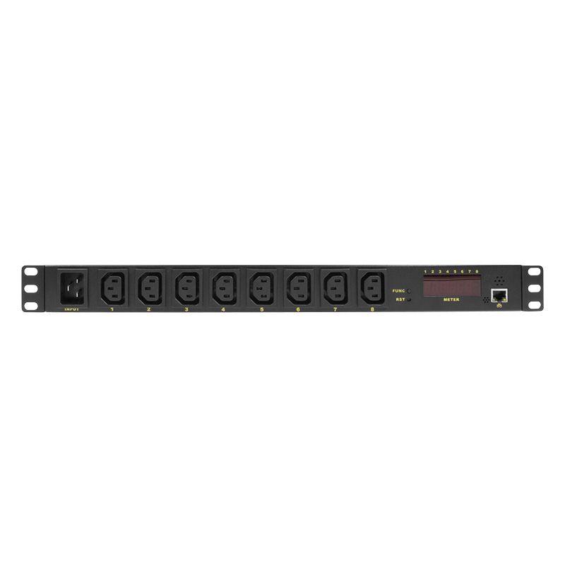 Unidade de Distribuição de Energia Inteligente LOGILINK PDU8P01 (Acoplador C20 - Preto)