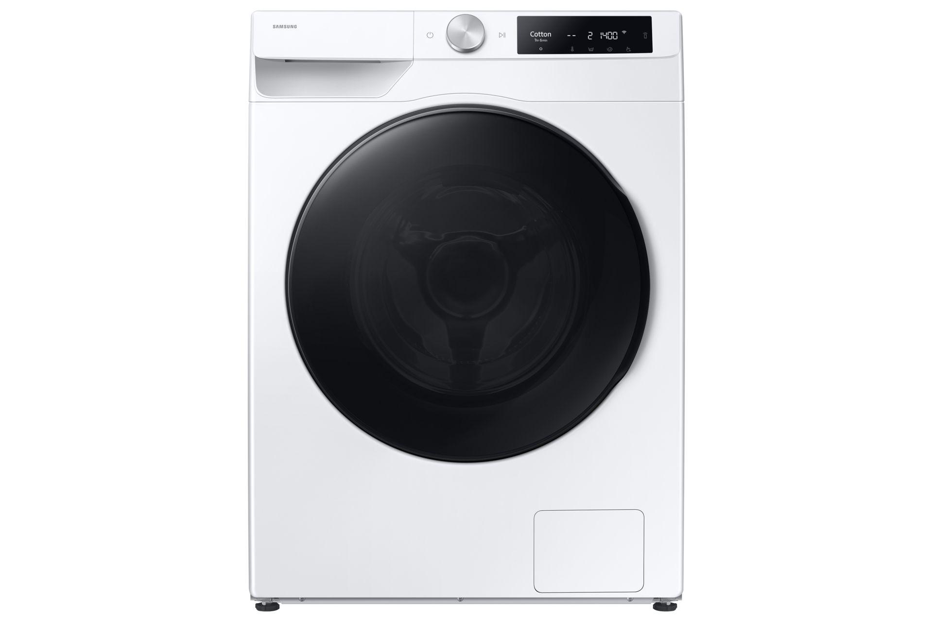 Máquina de Lavar e Secar Roupa Independente SAMSUNG WD90DG6B85BEU3 (B - 9 kg - 6 kg - Branco)