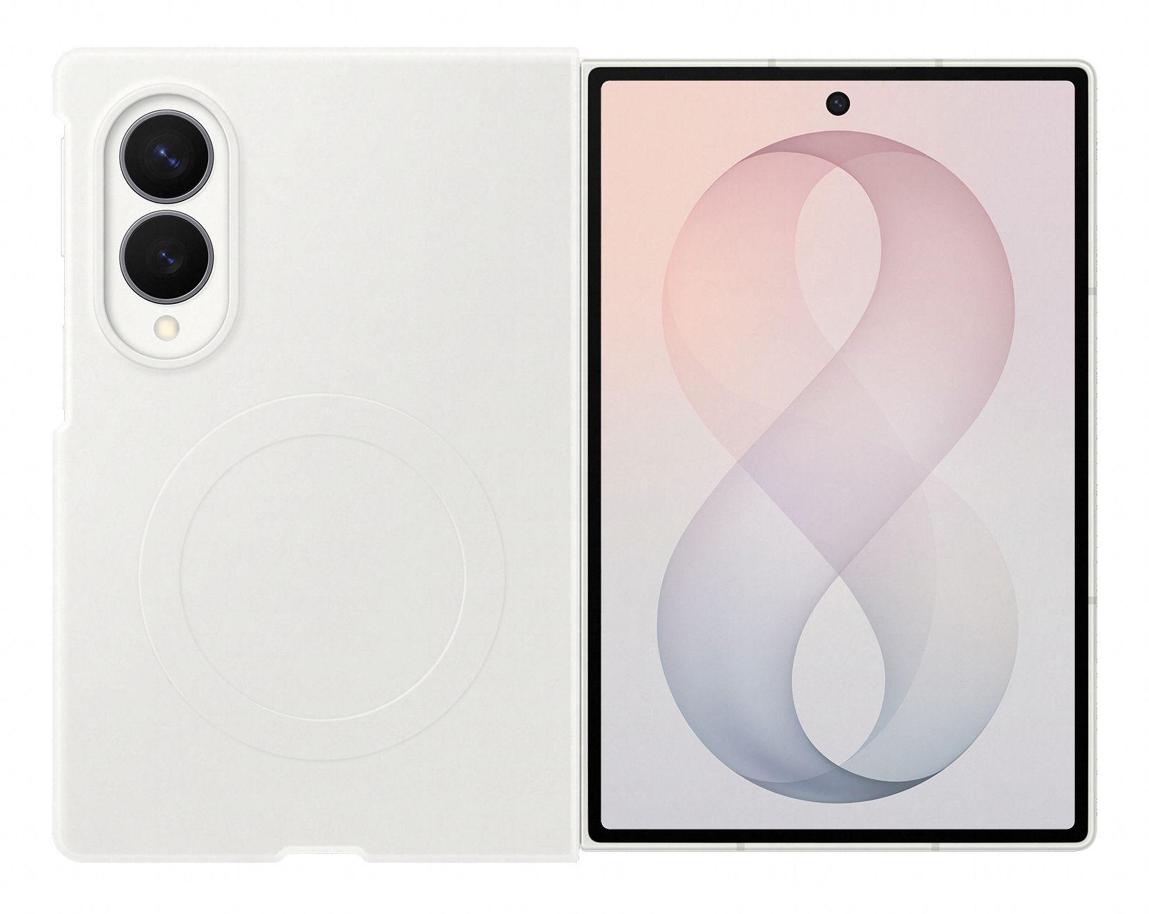 Capa Magnética de Silicone SAMSUNG Galaxy Z Fold8 (7,6" - Silicone - Creme)