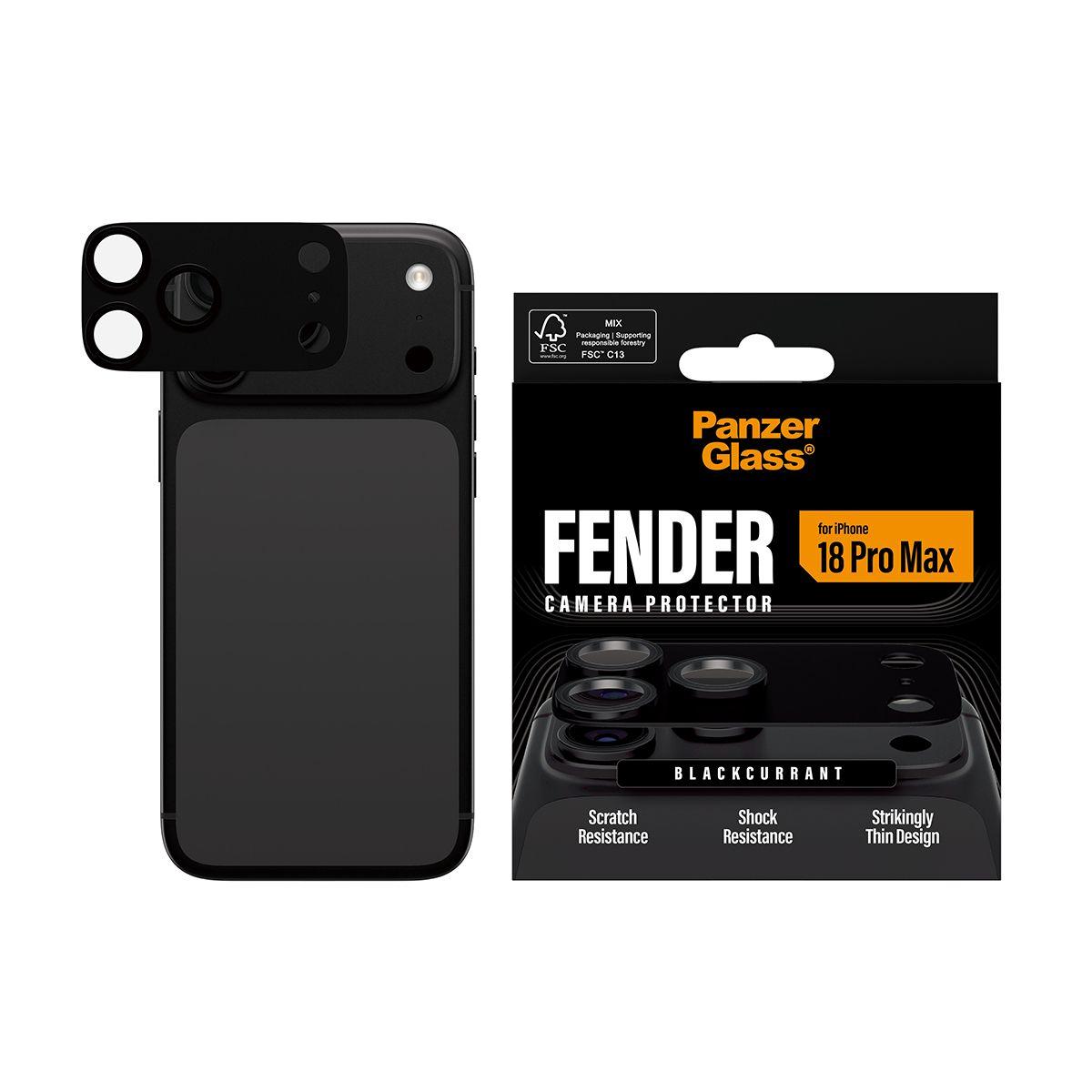 Protetor de Lentes de Câmara PANZERGLASS Fender (Apple iPhone 18 Pro Max - Silicone - Roxo), miniatura 11