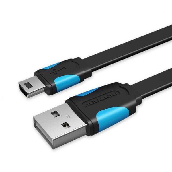 Cabo USB VENTION VAS-A14-B100 (1 m - Mini-USB B - USB A - Preto) — miniatura 2
