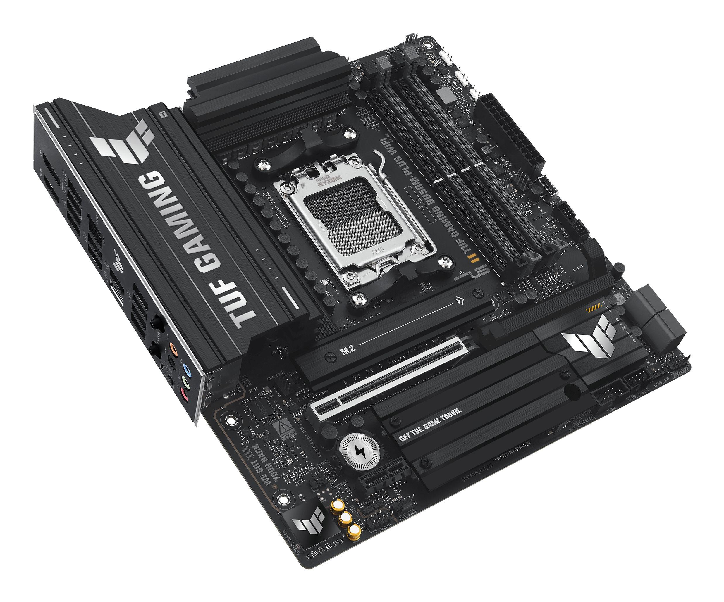Motherboard ASUS TUF GAMING B850M-PLUS WIFI (AM5 - micro ATX - Duplo canal - Preto) — miniatura 9