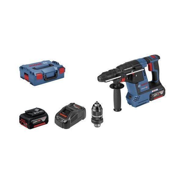 Martelo Perfurador sem Fios BOSCH GBH 18V-26 F Professional (378 mm - Azul e Preto), miniatura 2