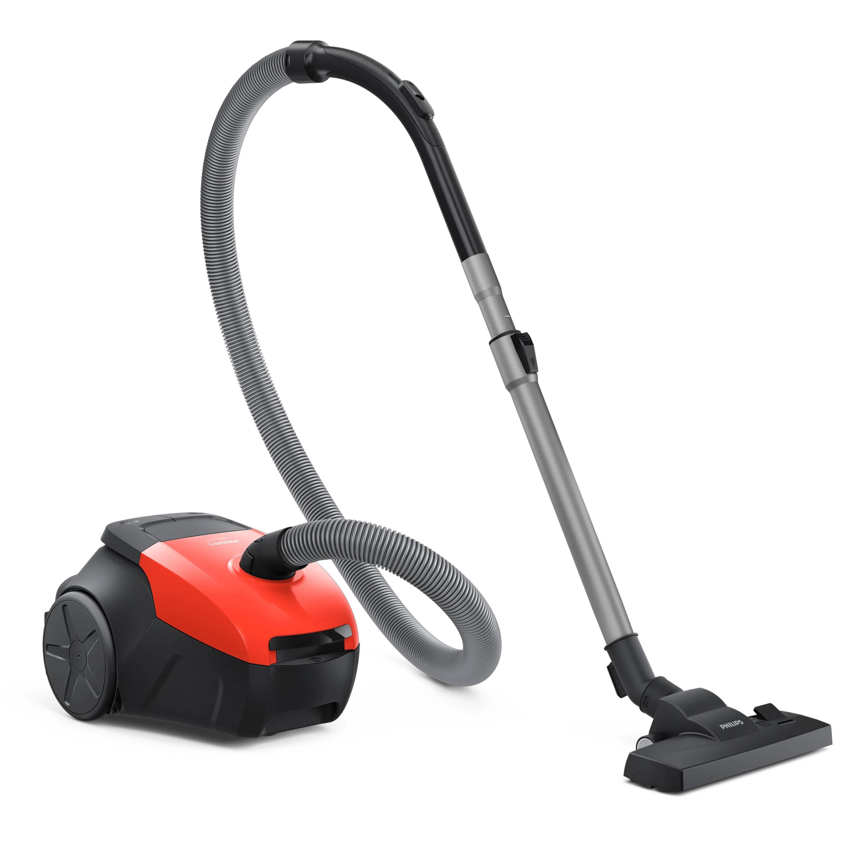 Aspirador com Saco PHILIPS 1000 Series XD1111/10 (Altura 2,4 cm - 3 l - Tapete, piso duro, estofos - Preto e Vermelho) — miniatura 3