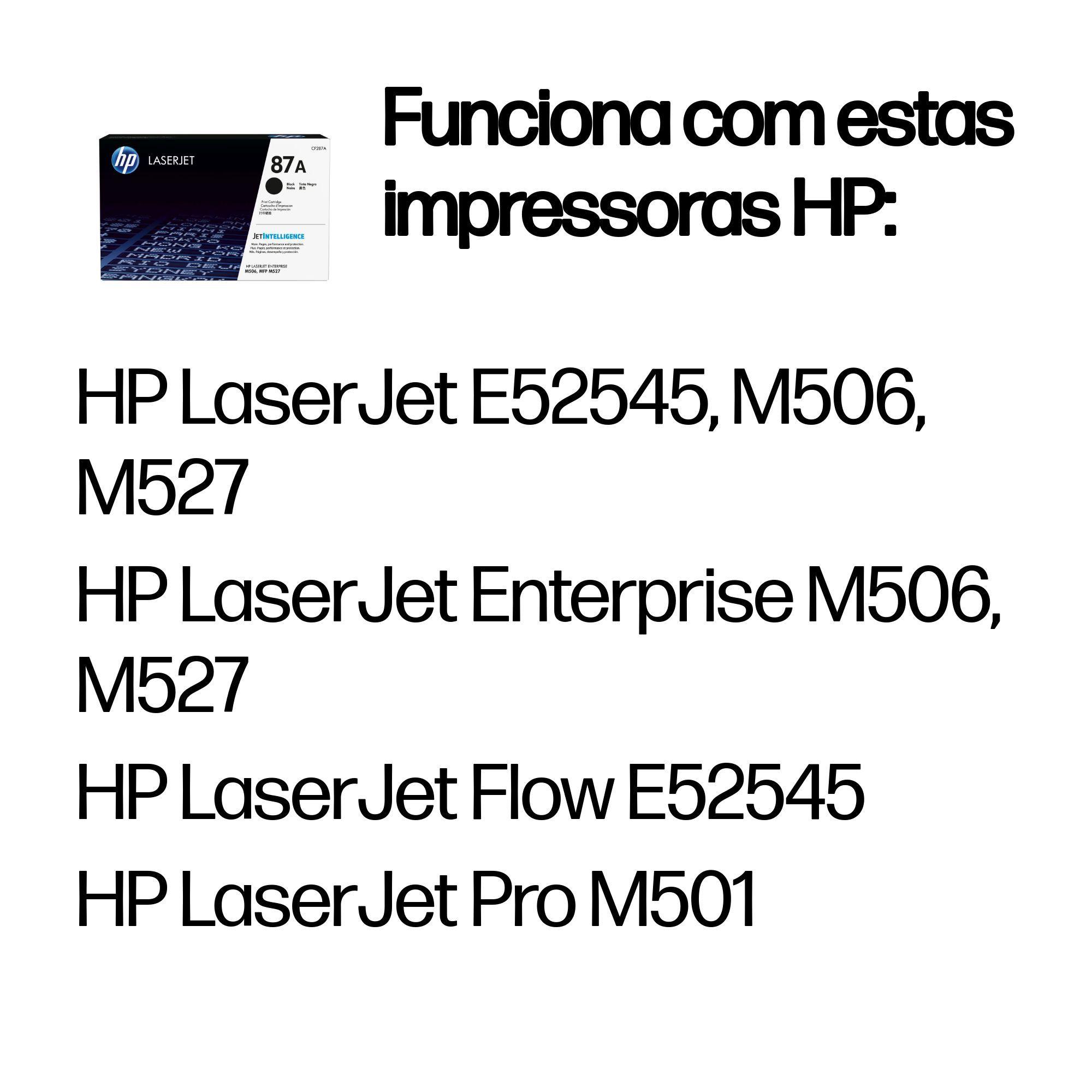Toner HP 87A CF287A (8550 páginas - Preto), miniatura 2