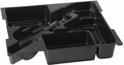 Encarte para Mala de Ferramentas BOSCH 1600A002UL (Poliestireno - Preto)