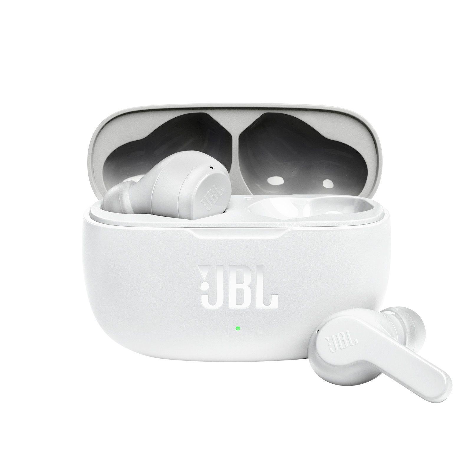 Auscultadores JBL Wave 200TWS (Binaural - Sem fios - Intra-aural - Branco)
