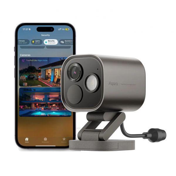 Câmara de Segurança IP AQARA Hub G5 Pro (Teto/parede - 2688 x 1520 píxeis - IP65 - Cinzento), miniatura 2
