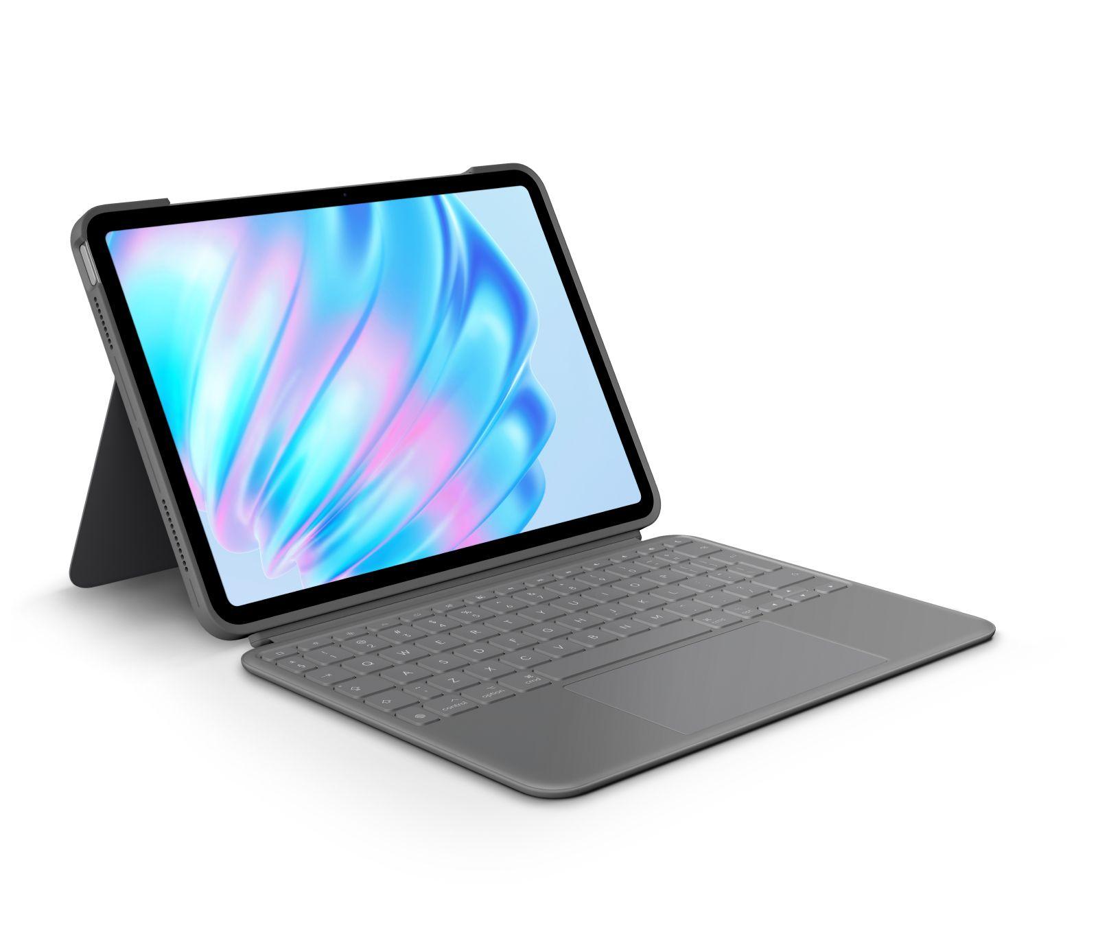 Teclado LOGITECH Combo Touch (Estados Unidos - Mini - Smart Connector - Cinzento) — miniatura 4