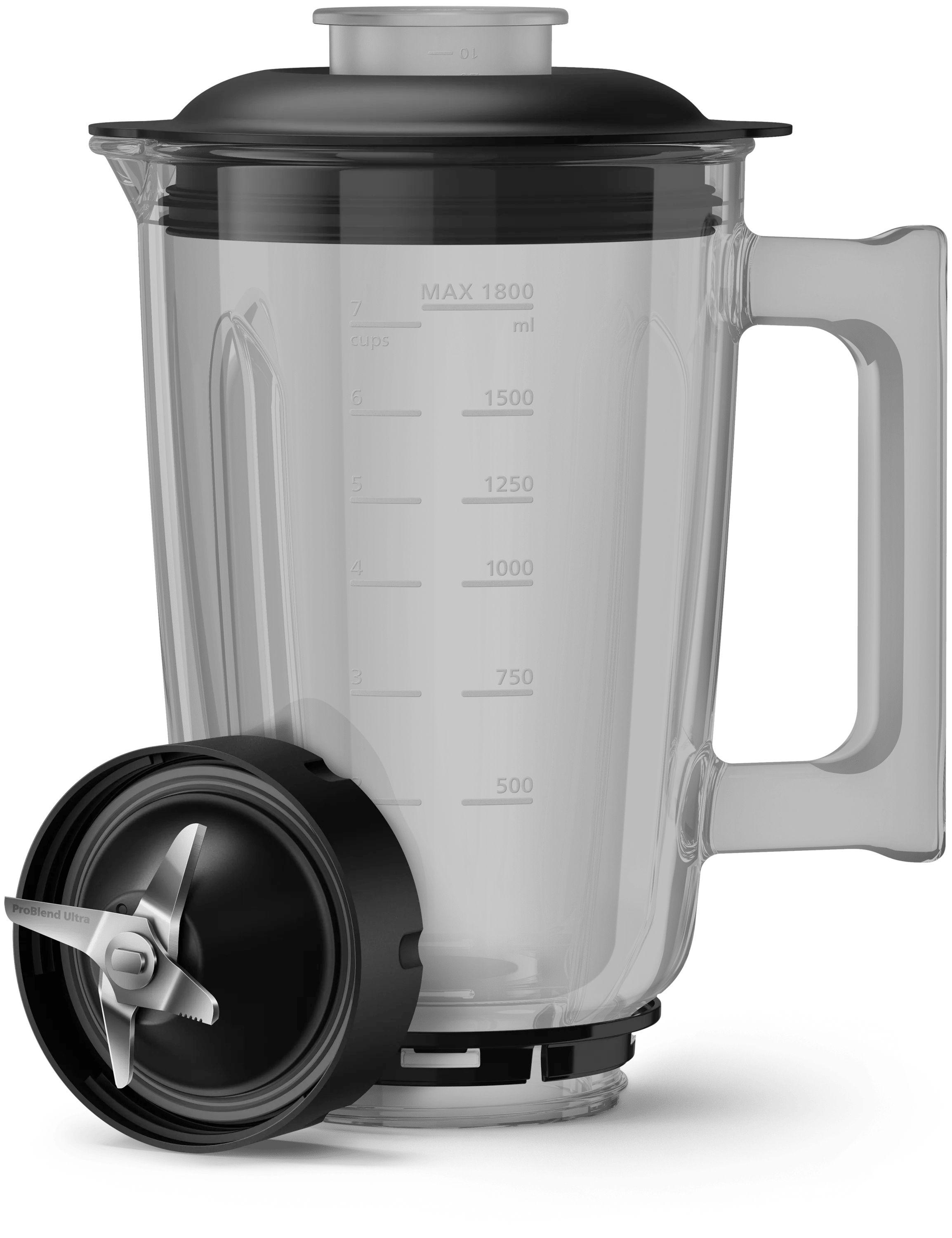 Liquidificadora PHILIPS Série 7000 HR3760/00 (Liquidificador - 1500 W - 22000 RPM - Preto e Metálico), miniatura 2