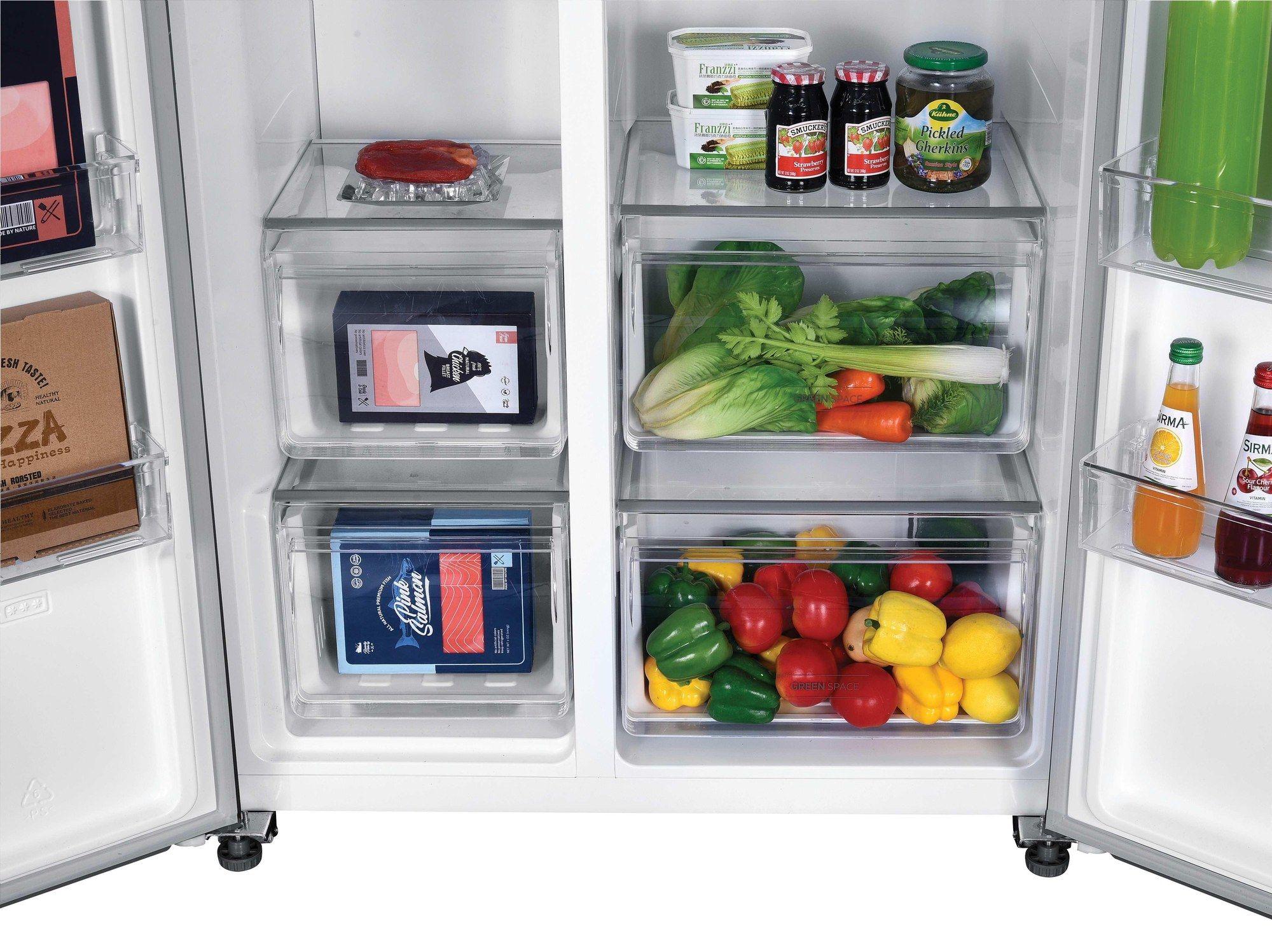 Frigorífico Americano Independente HOOVER HHSBSO6174DX (532 L - 177x91x67 cm - 177 cm - Inox), miniatura 6