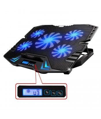 Base de Refrigeração EWENT EW1259 (43,2 cm - 2500 RPM - 7 cm - Preto), miniatura 2