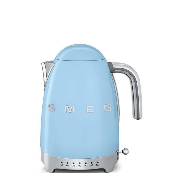 Jarro Elétrico SMEG KLF04PBEU (2400 W - 1,7 l - Plástico, Aço inoxidável - Azul)