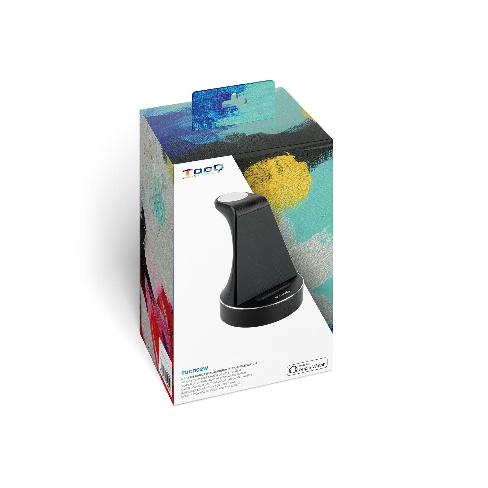 Base de Carregamento Sem Fios TOOQ TQCD02W (15 W - Smartphone, Smartwatch - Preto), miniatura 2