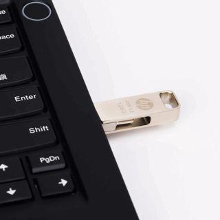 Pen USB HP HPFD206C-256 (256 GB - Deslizante - USB Tipo A e USB Tipo C - Prateado), miniatura 4