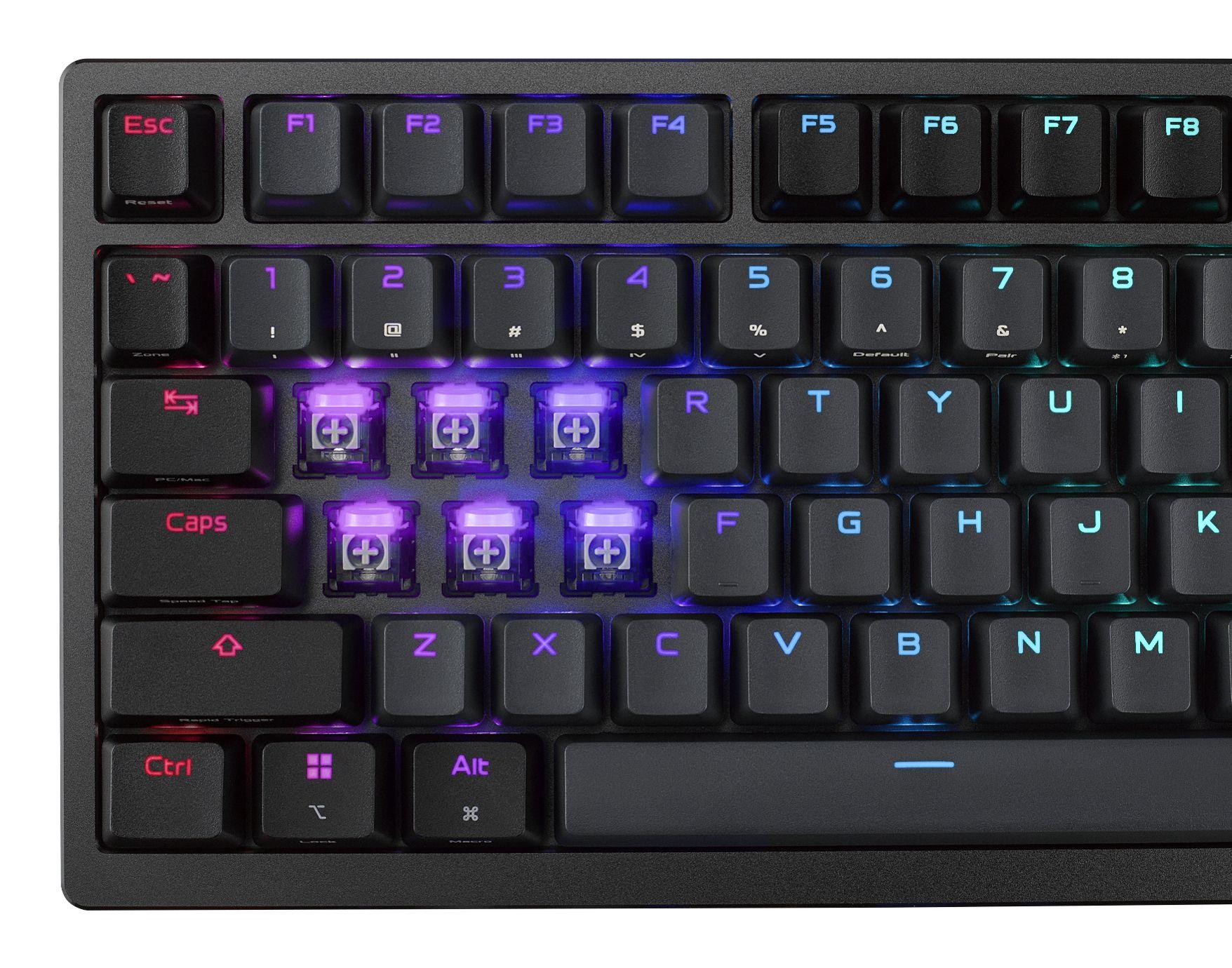 Teclado ASUS ROG Azoth 96 HE (QWERTZ - Switch mecânico magnético - 96% - Preto) — miniatura 8