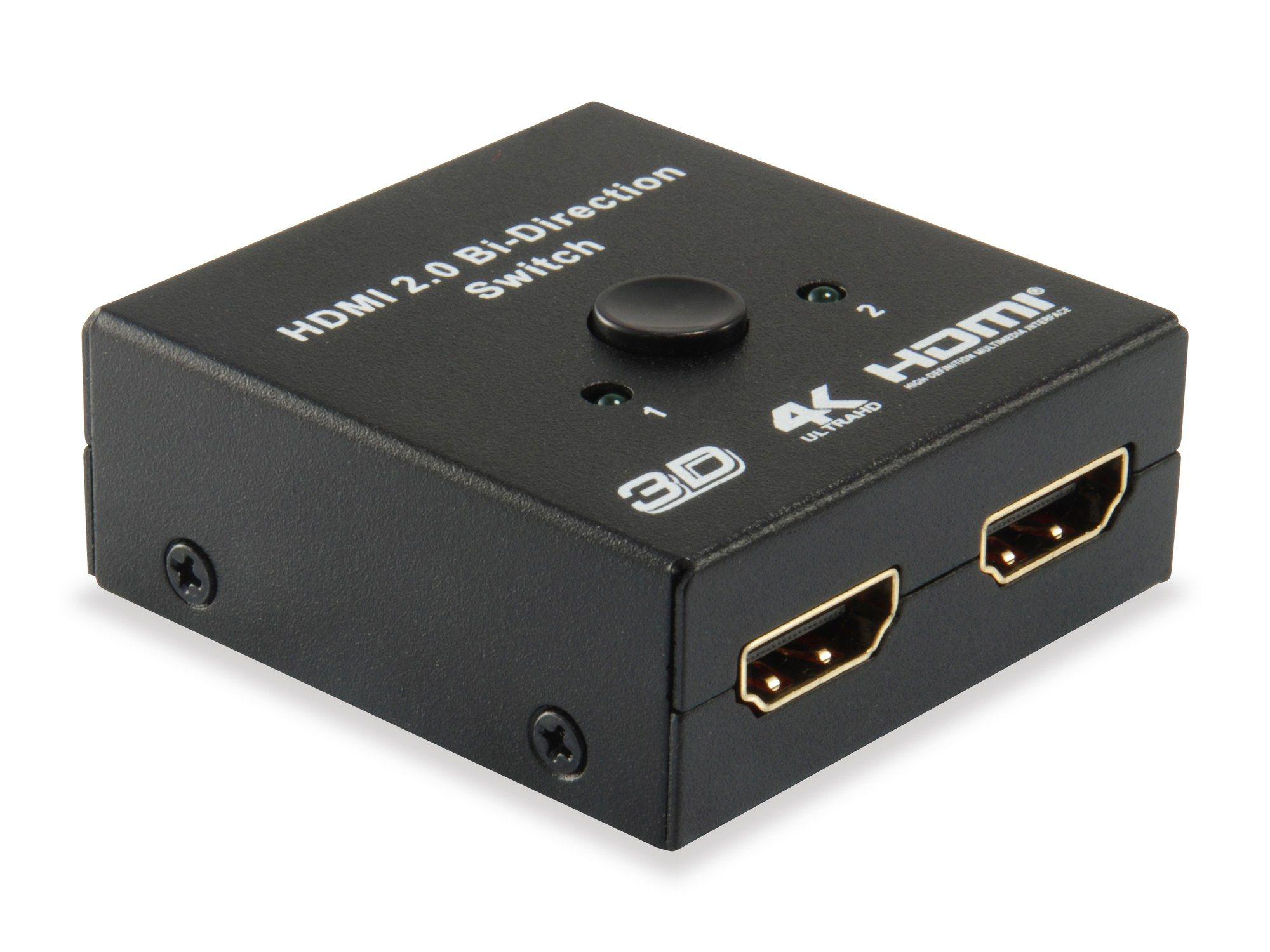 Comutador HDMI EQUIP 332723 (1 unidade - Preto)