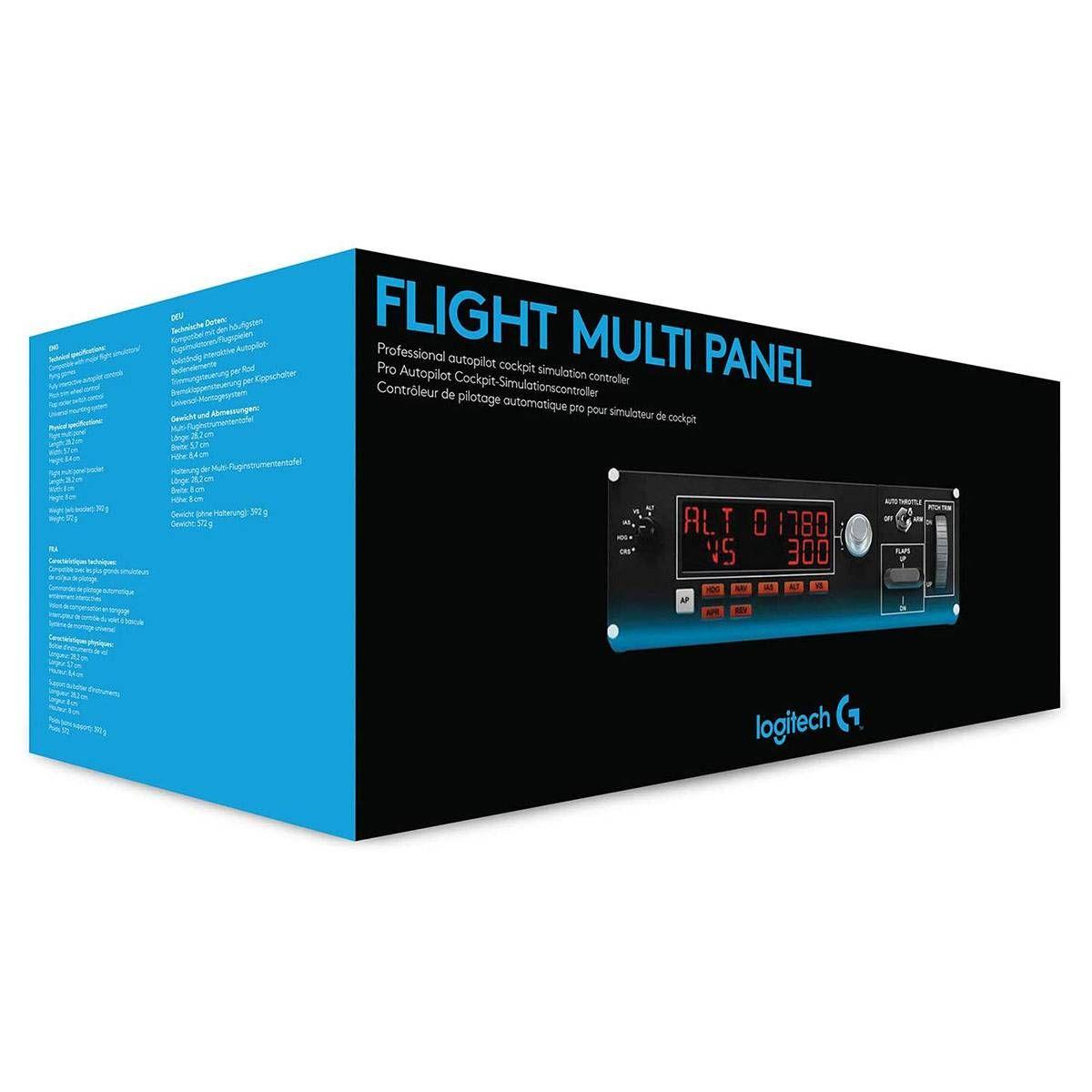 Painel de Instrumentos para Simulador de Voo LOGITECH G Saitek PRO Flight Multi Panel (Microsoft Windows XP/Vista - Com fios - USB - Preto) — miniatura 6