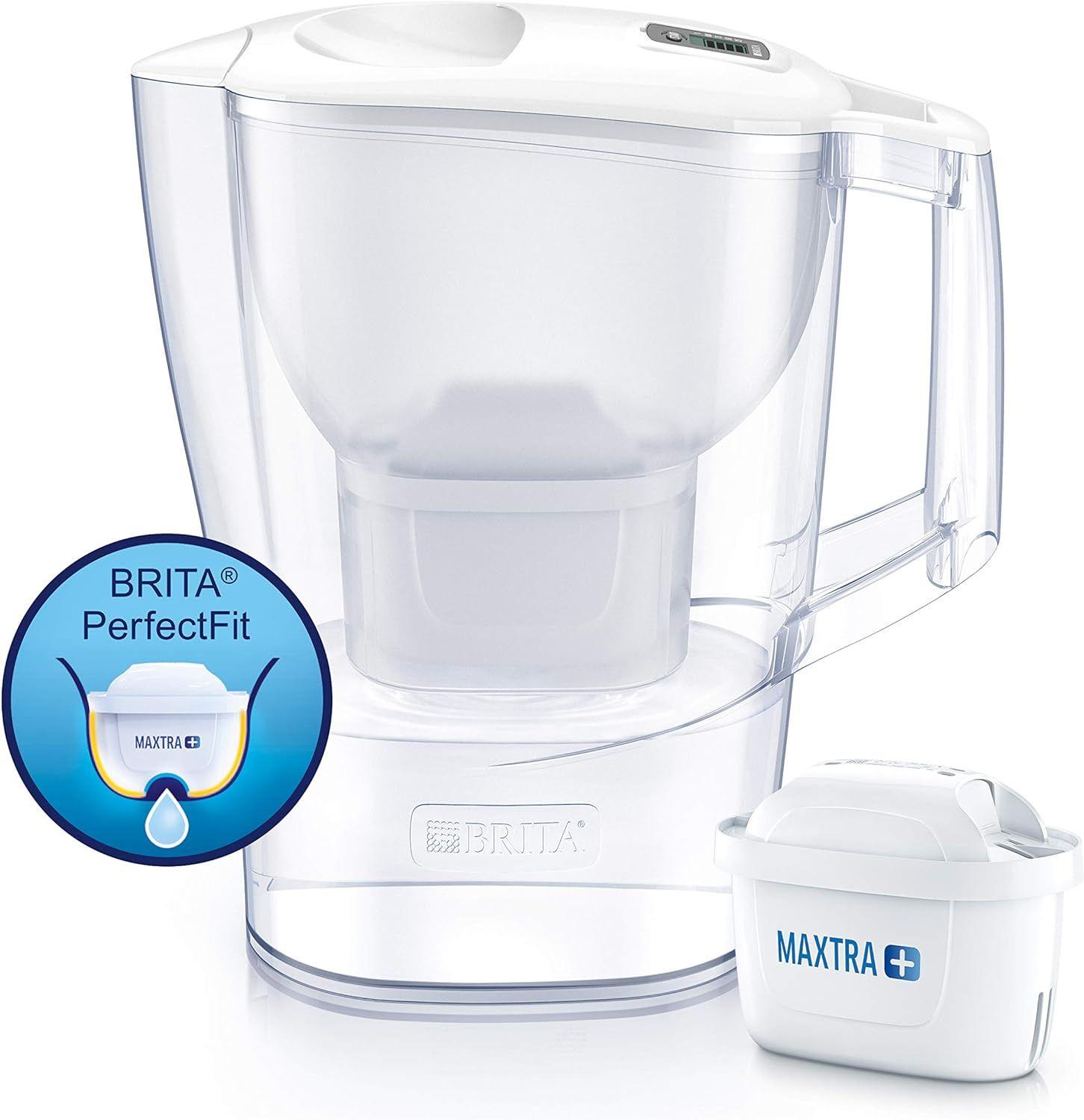 Jarro de Água com Filtro BRITA Aluna (Branco Transparente)