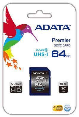 Cartão de Memória ADATA ASDX64GUICL10-R (64GB - Classe 10 - Até 50 MB/s - Azul), miniatura 2