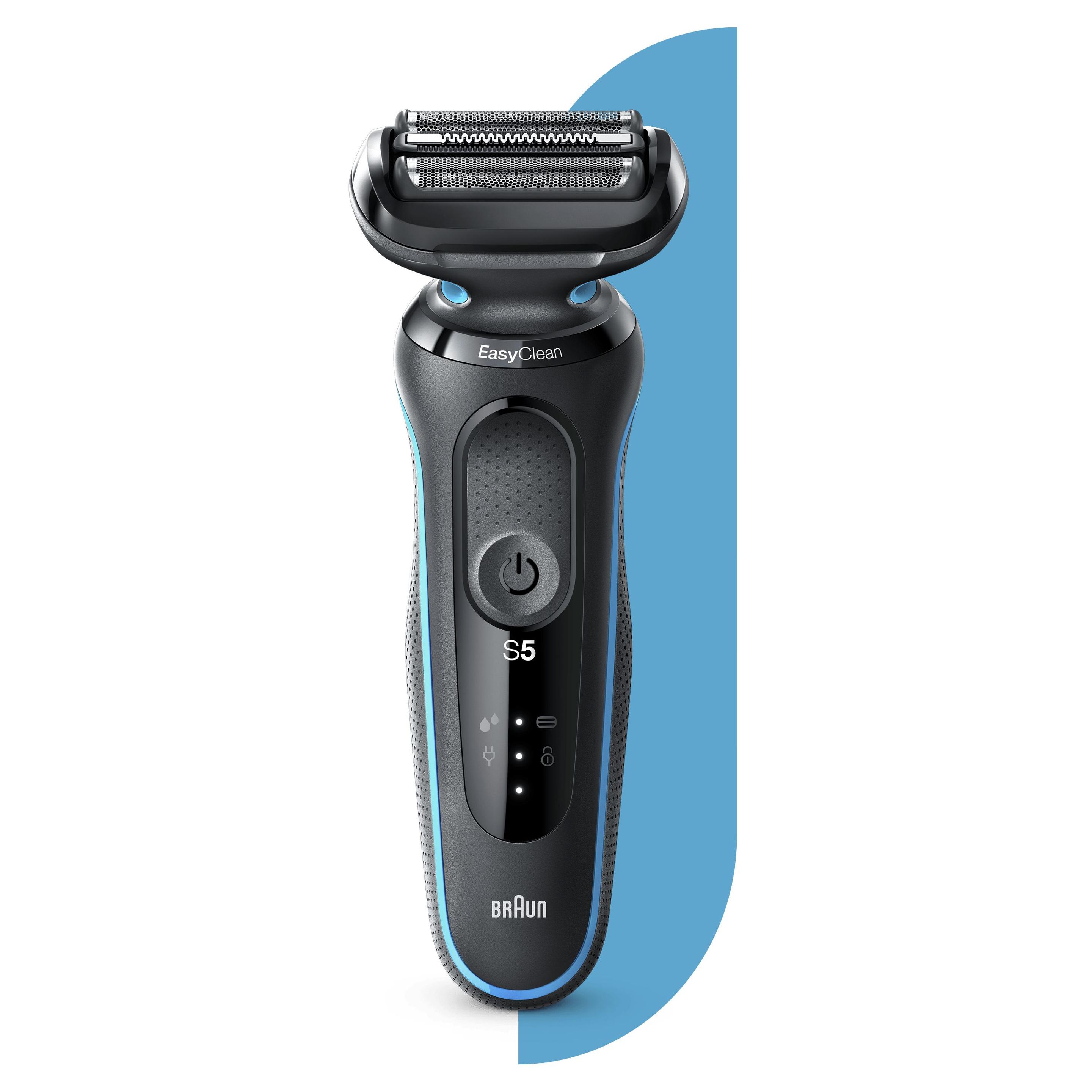 Máquina de Barbear BRAUN Series 5 50-M1000S (Preto e Azul)