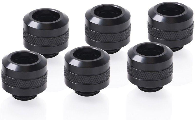 Ligador para Tubo Rígido ALPHACOOL Eiszapfen PRO 13mm HardTube Fitting G1/4 (Preto)