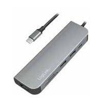 Hub USB-C LOGILINK UA0343 (Alumínio)
