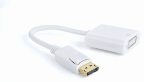 Adaptador DisplayPort para DVI GEMBIRD A-DPM-DVIF-002-W (15 cm - DisplayPort macho - DVI fêmea - Branco)
