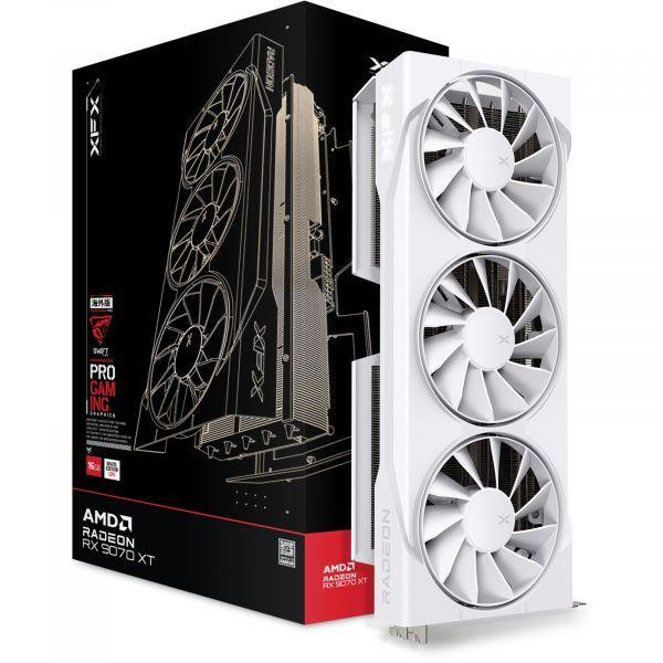 Placa Gráfica XFX Radeon RX 9070 XT Swift White (Radeon RX 9070 XT - 20 Gbit/s - 16 GB - Branco), miniatura 2
