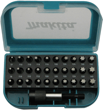 Conjunto de Pontas Torx MAKITA P-73352 (31 Peças - 25 mm)