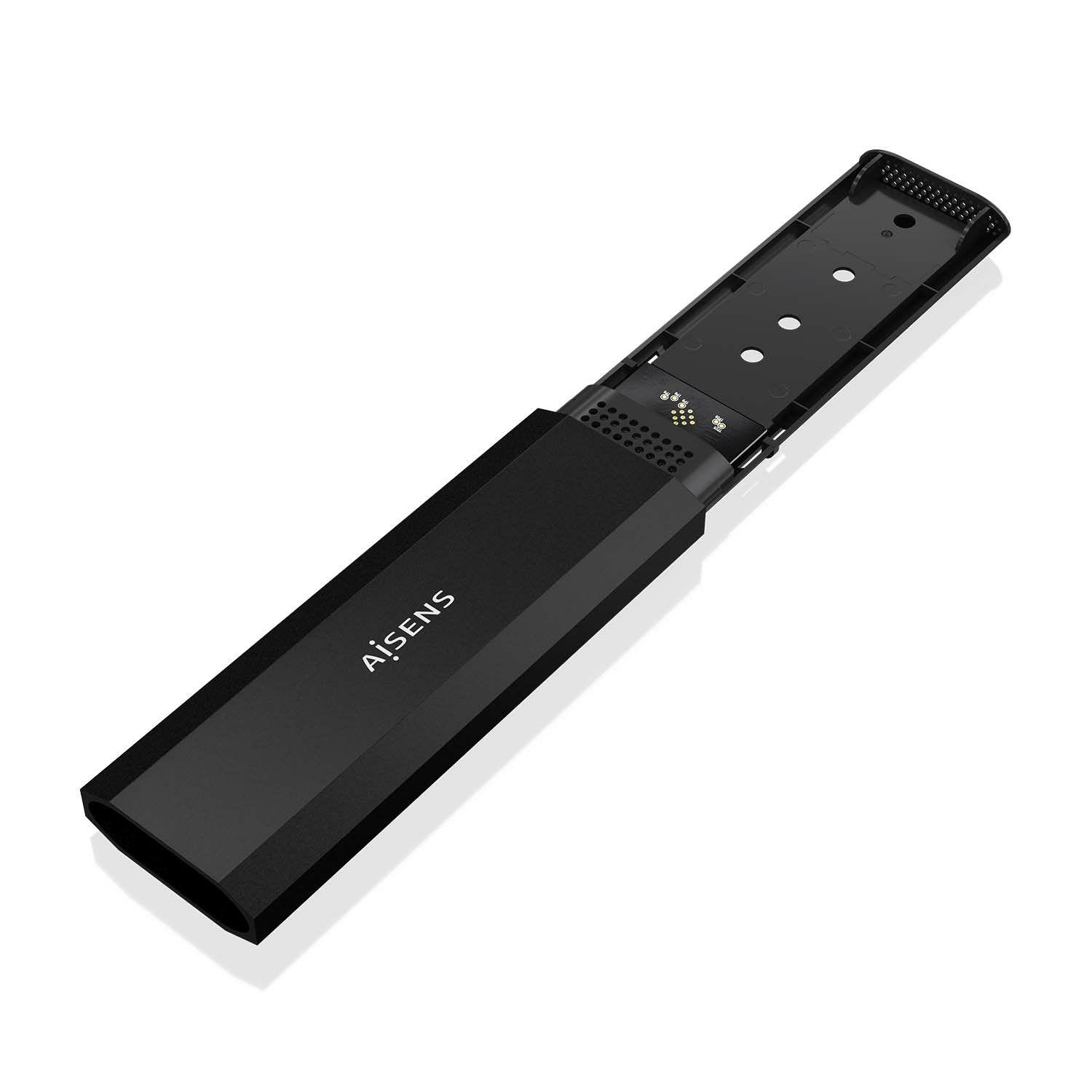 Caixa Externa AISENS ASM2-028B (2 TB - M.2 - Preto) — miniatura 2