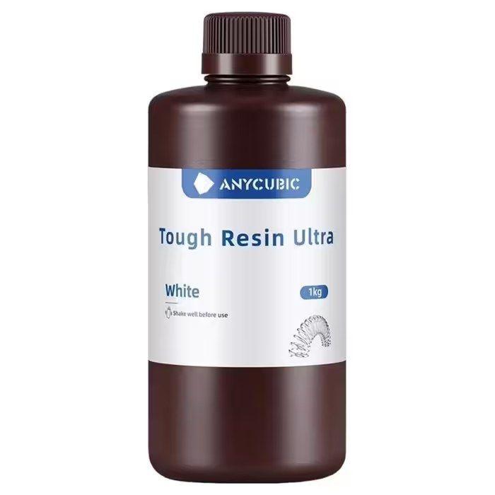 Resina para Impressão 3D ANYCUBIC Tough Resin Ultra (1 kg - Branco)