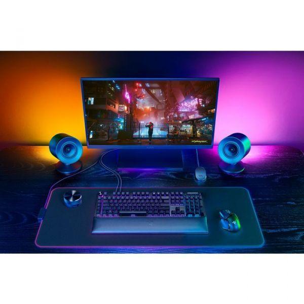 Colunas para Jogos RAZER Nommo V2 Pro (Com fios e sem fios - Preto), miniatura 2