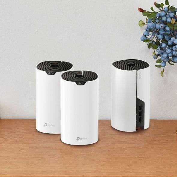 Sistema Wi-Fi Mesh TP-LINK Deco S7 (Wi-Fi 5 - 1900 Mbit/s - Dual-Band - Branco e Preto) — miniatura 2