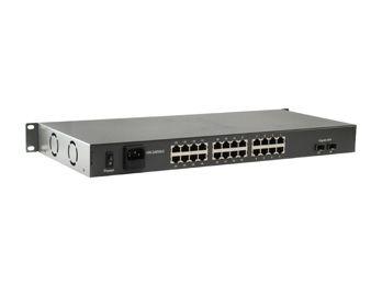 Switch de Rede LEVELONE FGP-2602W380 (Fast Ethernet - 10/100 Mbit/s - 512 KB - Preto), miniatura 2