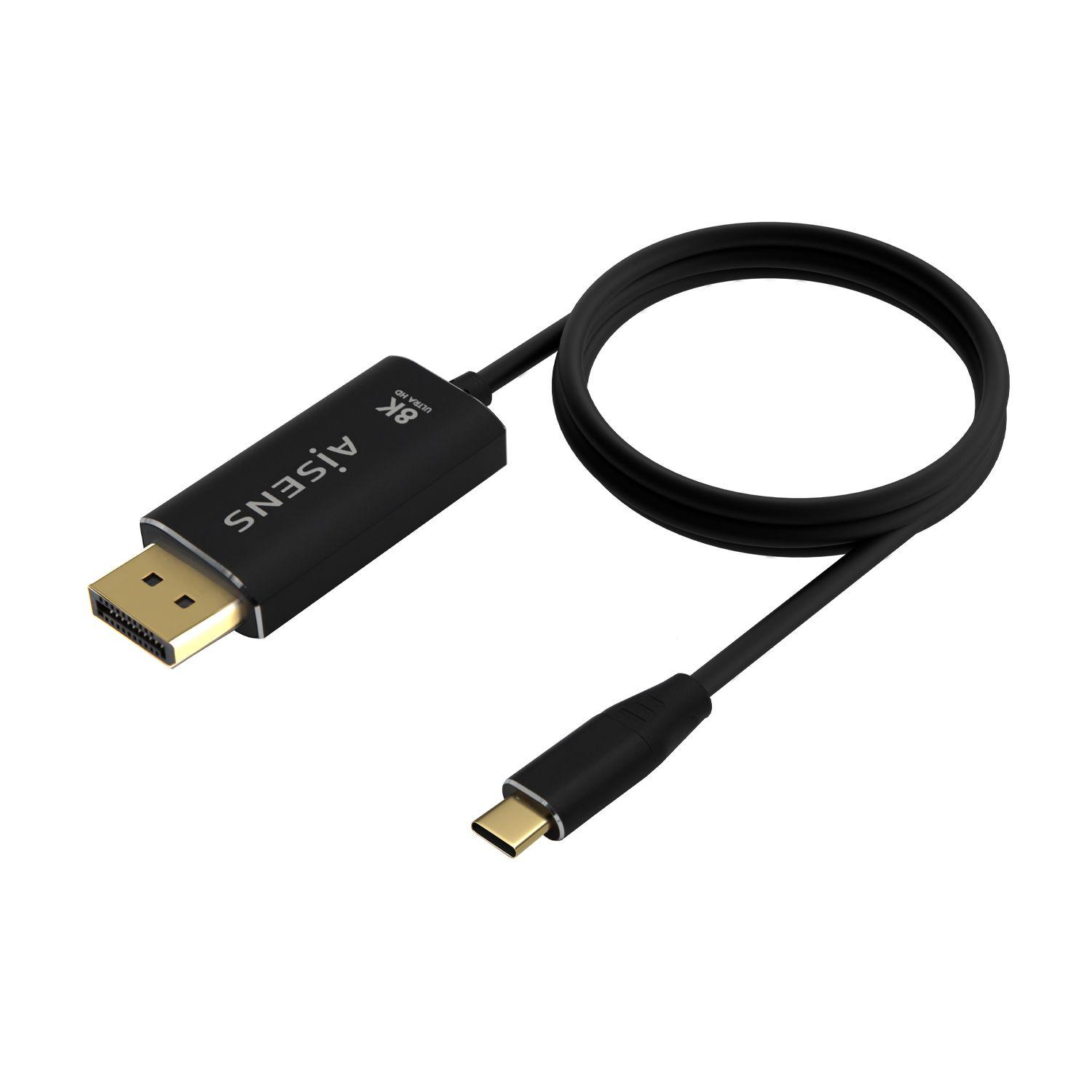 Cabo Conversor AISENS A109-0686 (0,8 m - USB Type-C - Preto), miniatura 2