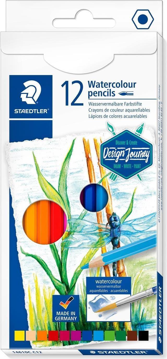 Lápis de Cor Aquareláveis STAEDTLER 14610C C12 (Multicor)