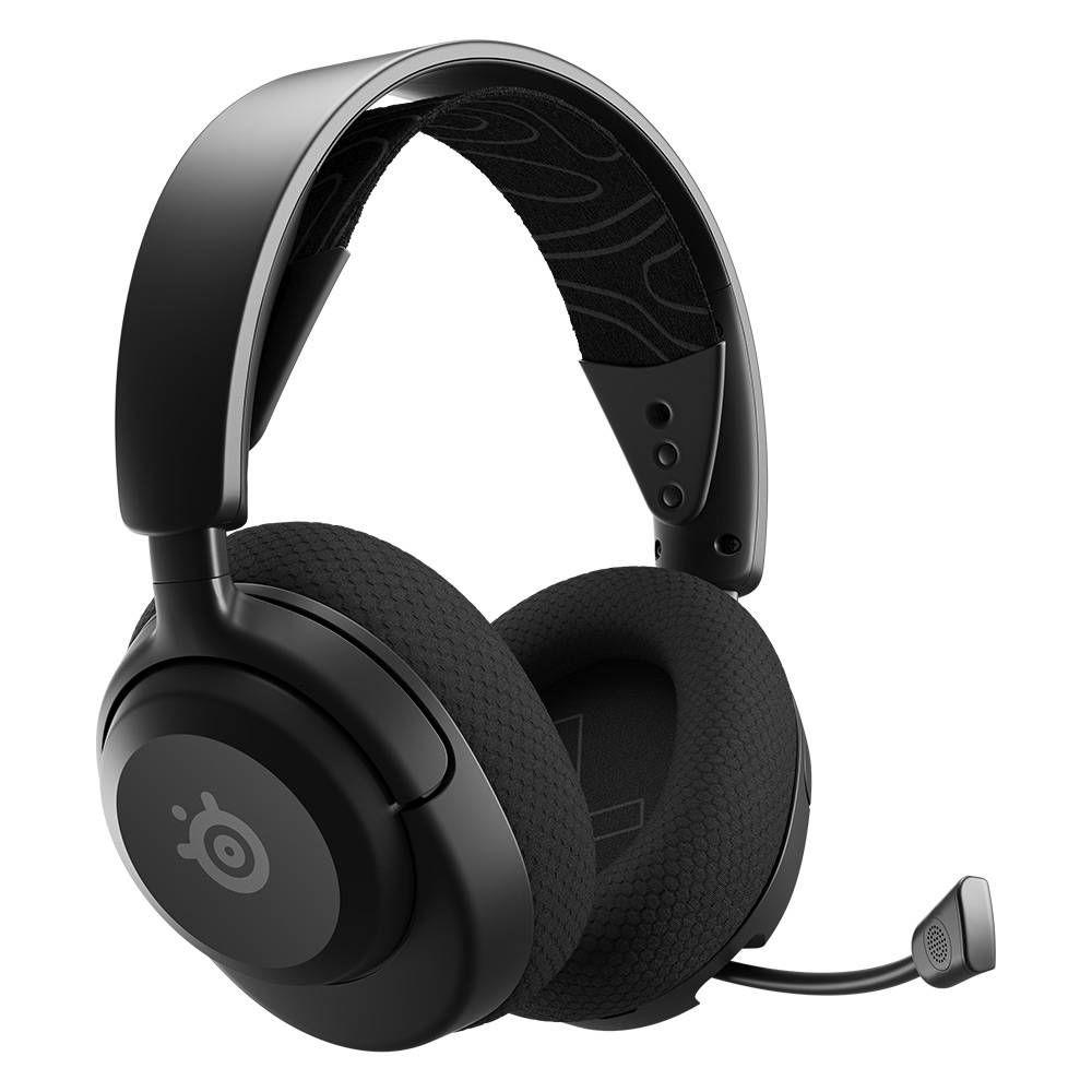 Headset Gaming STEELSERIES Arctis Nova 5 (Binaural - Sem fios - 2,4 GHz via dongle USB-C - Preto) — miniatura 3