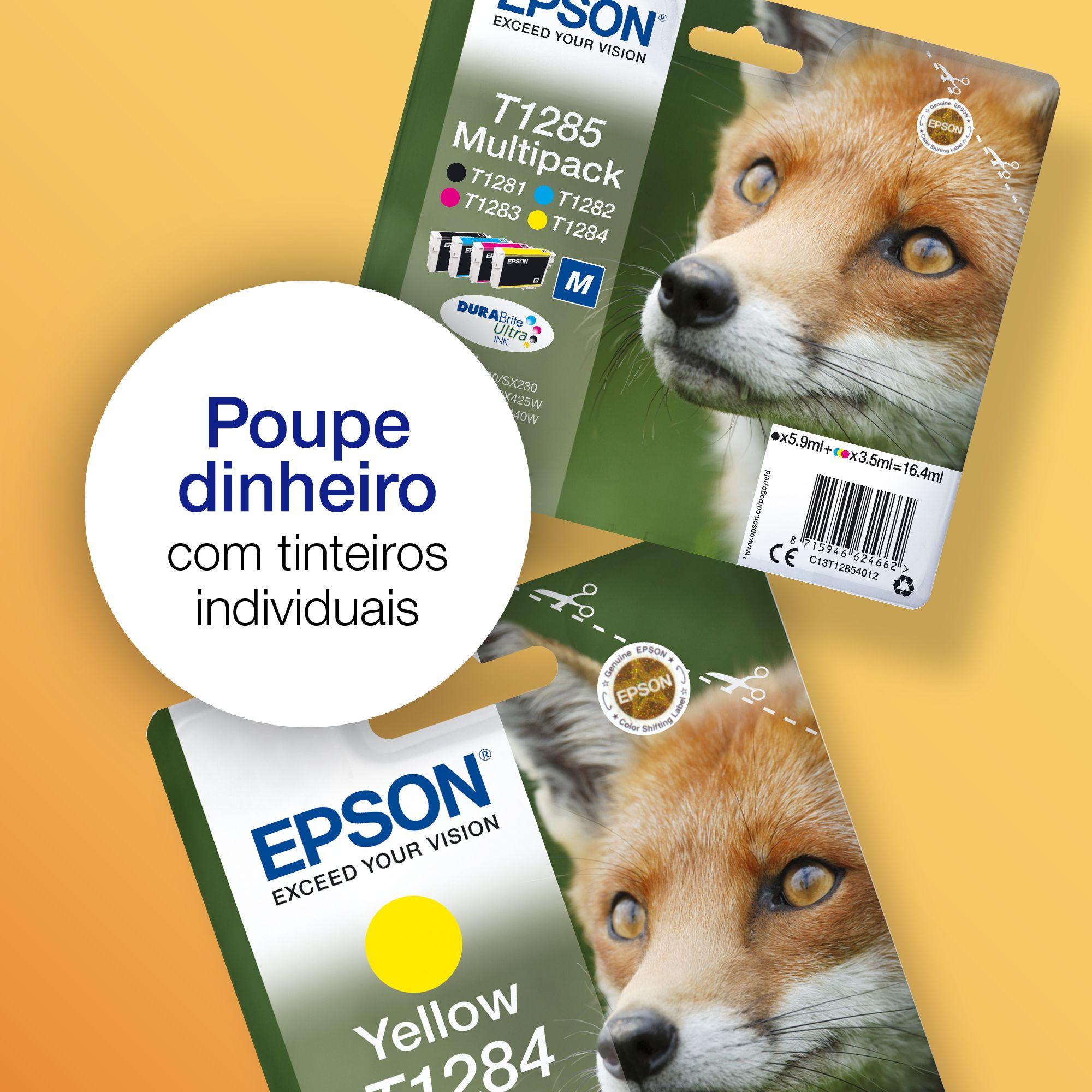 Tinteiros EPSON T1285 EasyMail (Multipack de 4 - Preto, Ciano, Magenta e Amarelo), miniatura 10