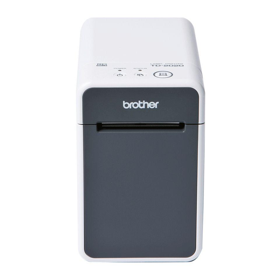 Impressora Térmica de Etiquetas e Talões BROTHER TD-2020A (Com fios - Windows - Branco), imagem 1