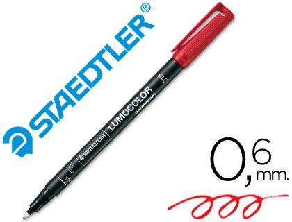 Marcador Permanente STAEDTLER Lumocolor 318 (Vermelho), miniatura 2