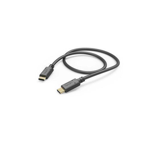 Cabo USB-C HAMA 00222579 (1 m - Dispositivos com ligação USB-C - Preto), miniatura 2