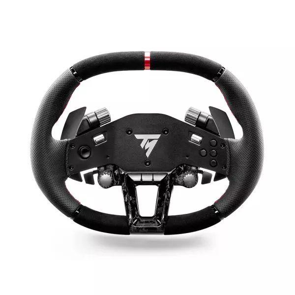 Volante THRUSTMASTER Hypercar Wheel Add-On (Thrustmaster T818, T598 - Com fios - Preto e Prateado)