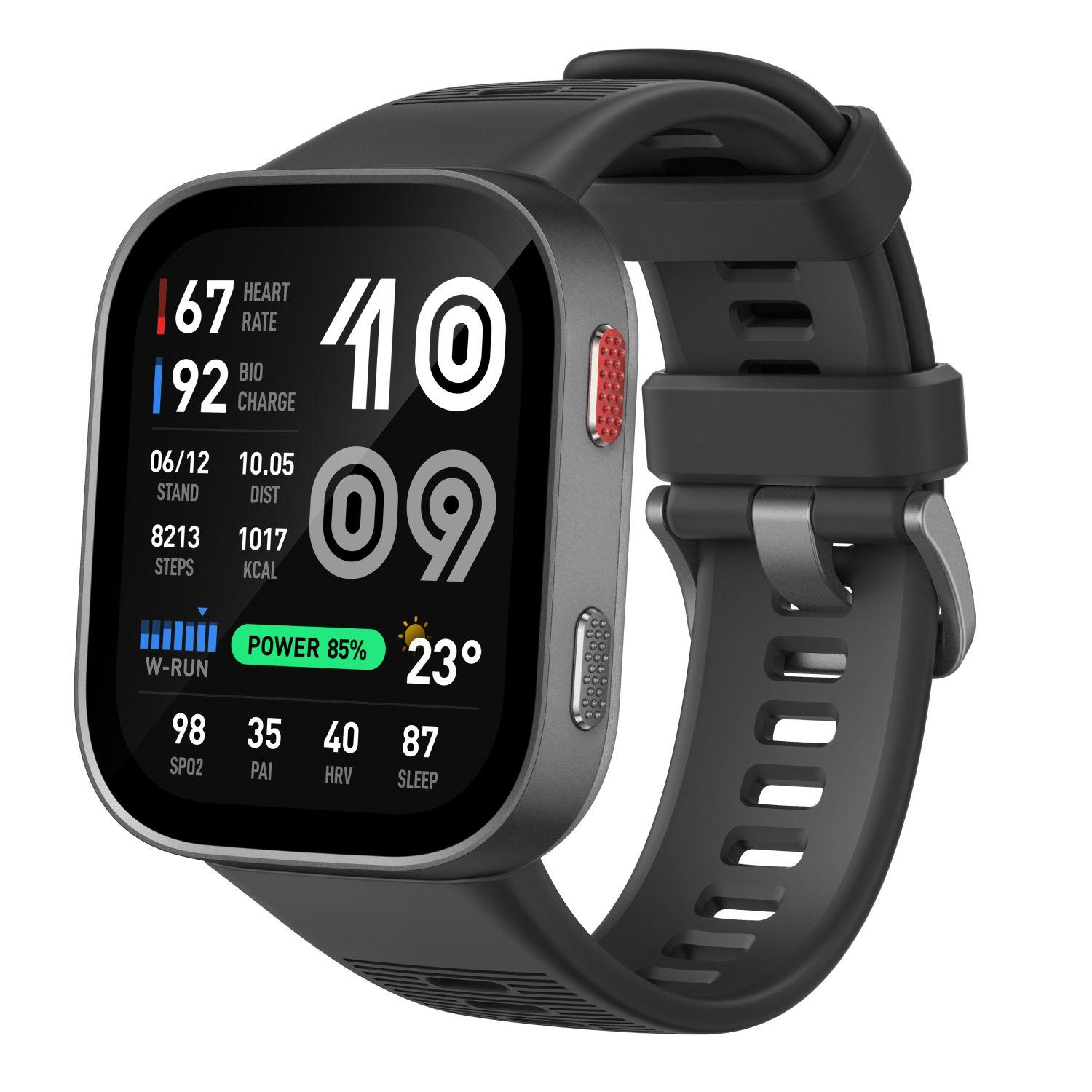 Smartwatch AMAZFIT Bip Max (42 mm - GPS - 2,07" AMOLED - Cinzento Carbono)