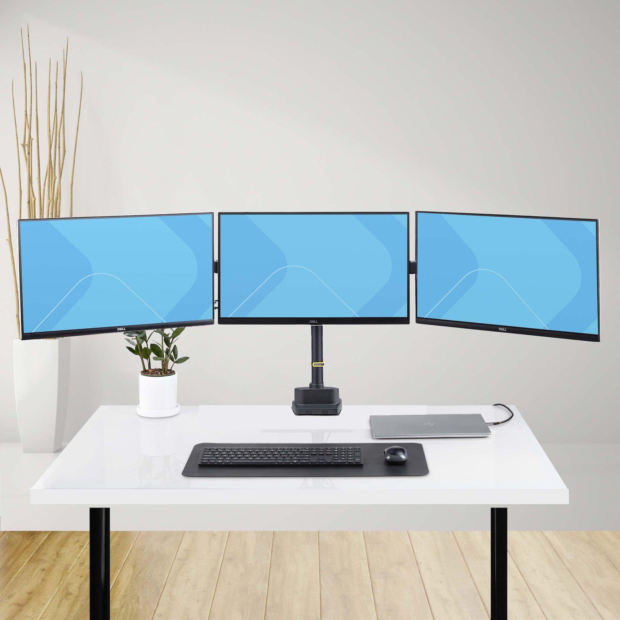 Suporte de Secretária STARTECH 3MP2AG-MONITOR-ARM (3 Monitores até 27" - VESA 75x75/100x100 - Preto), miniatura 11